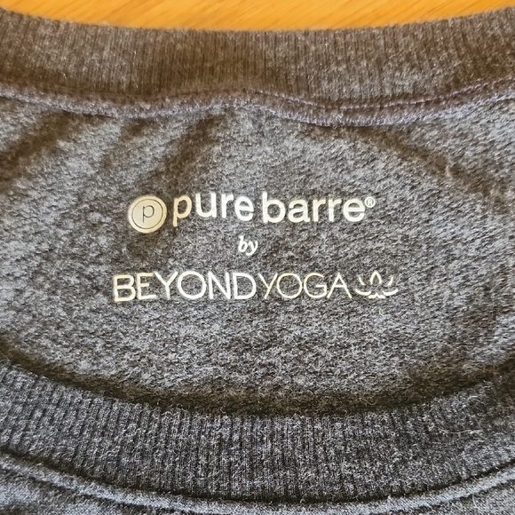 Beyond Yoga Charcoal Long Sleeve Top - Picture 2 of 5